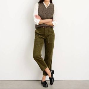 Alex Mill Women’s Neil Pant In Corduroy Color Deep Olive Size 0